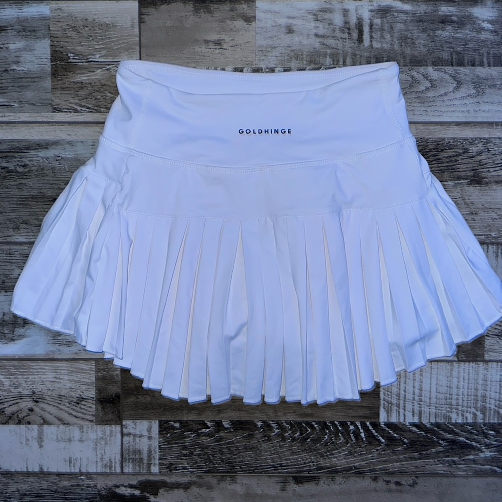 Gold hinge skirt